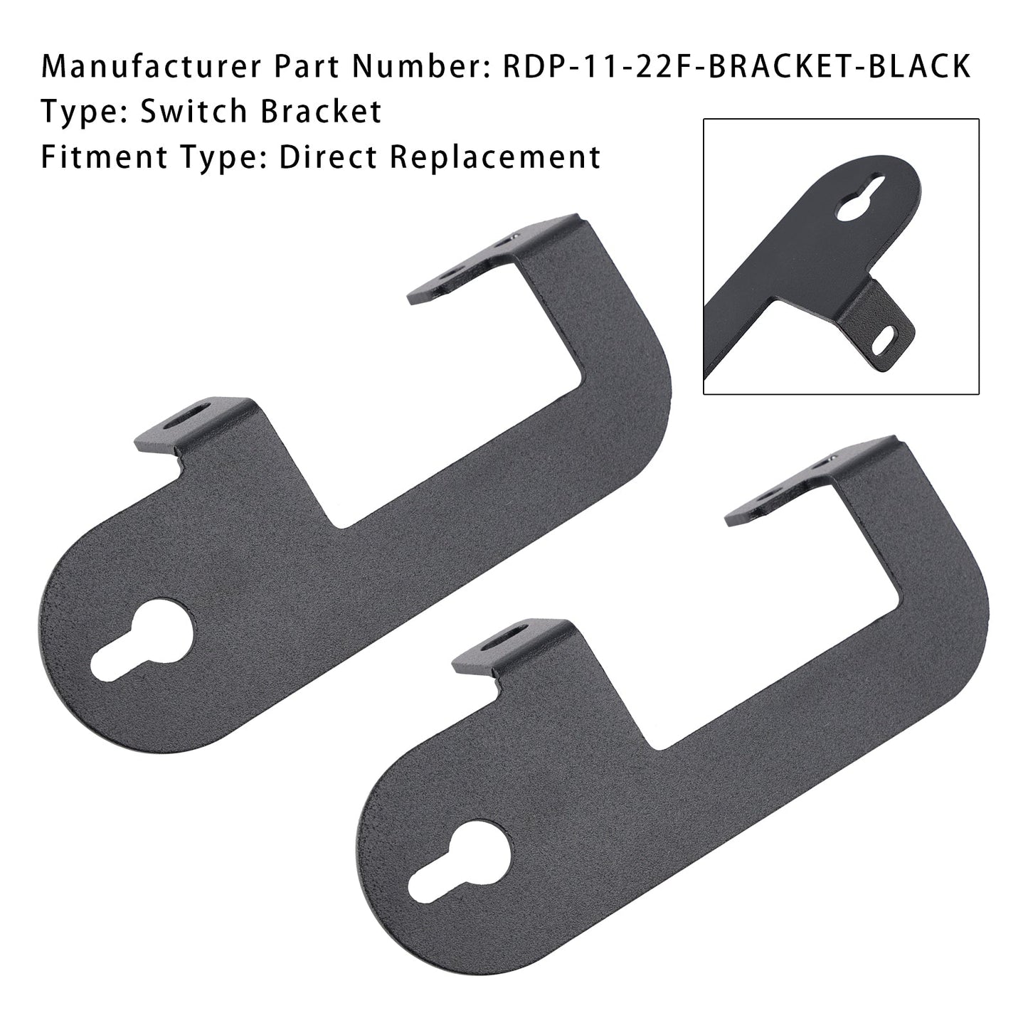 Confezione da 2 staffe per interruttore ""Shift On The Fly"" per Ford F-250/F-350 Super Duty 1999-2022