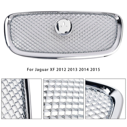 Griglia paraurti anteriore stile Jaguar XF XF-R 2012-2015 cromata
