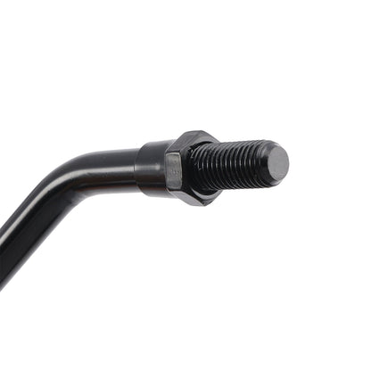 Coppia di specchietti retrovisori neri M10 per Kawasaki KLR250 KLR600 KLR650