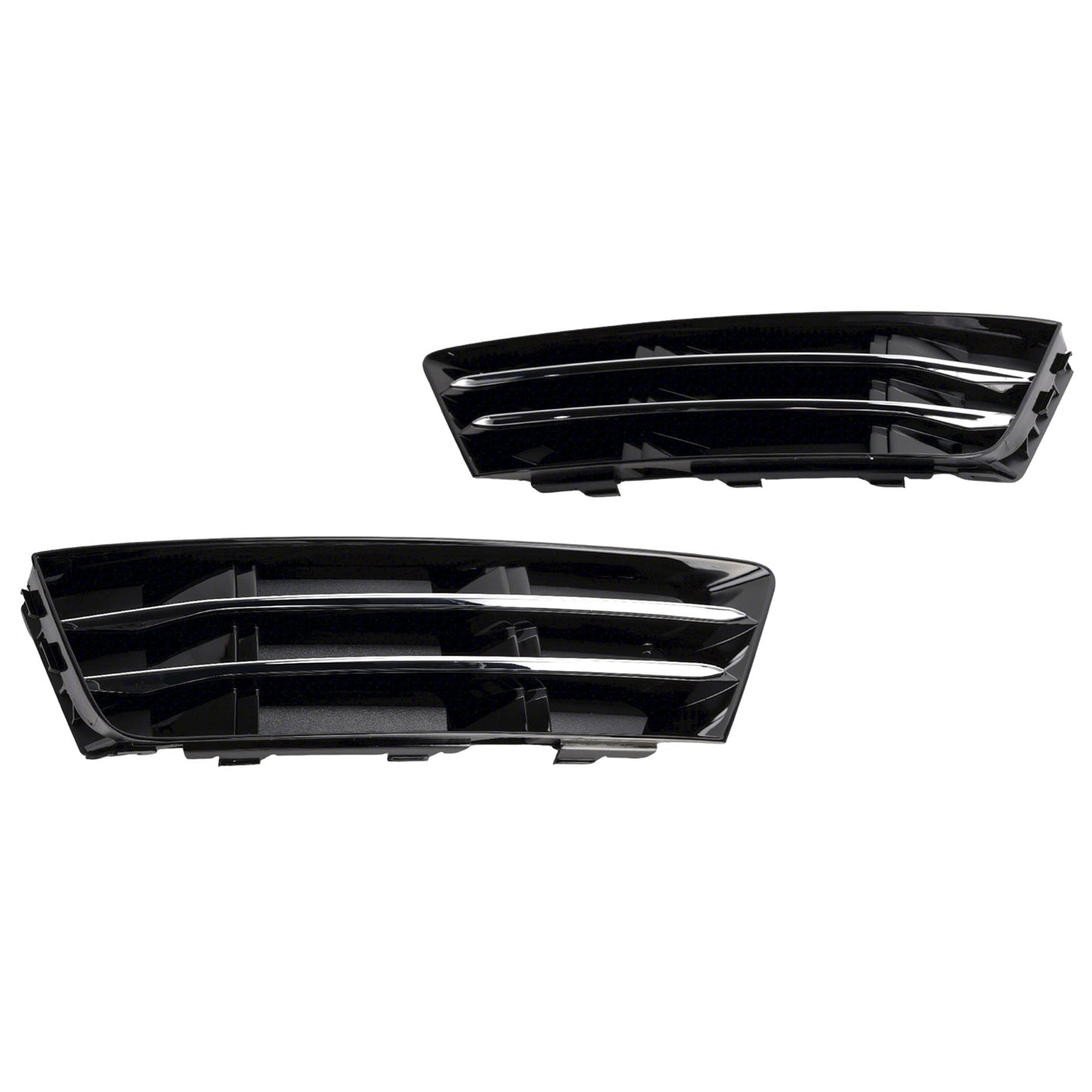 Griglia fendinebbia anteriore AUDI A4 B9 2016-2018, griglia paraurti inferiore (2 pezzi)