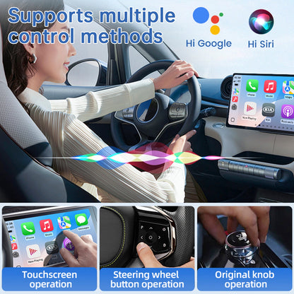 Carlinkit 5.0 Mini Ultra Car Cablato per interconnessione Carplay wireless Auto Box
