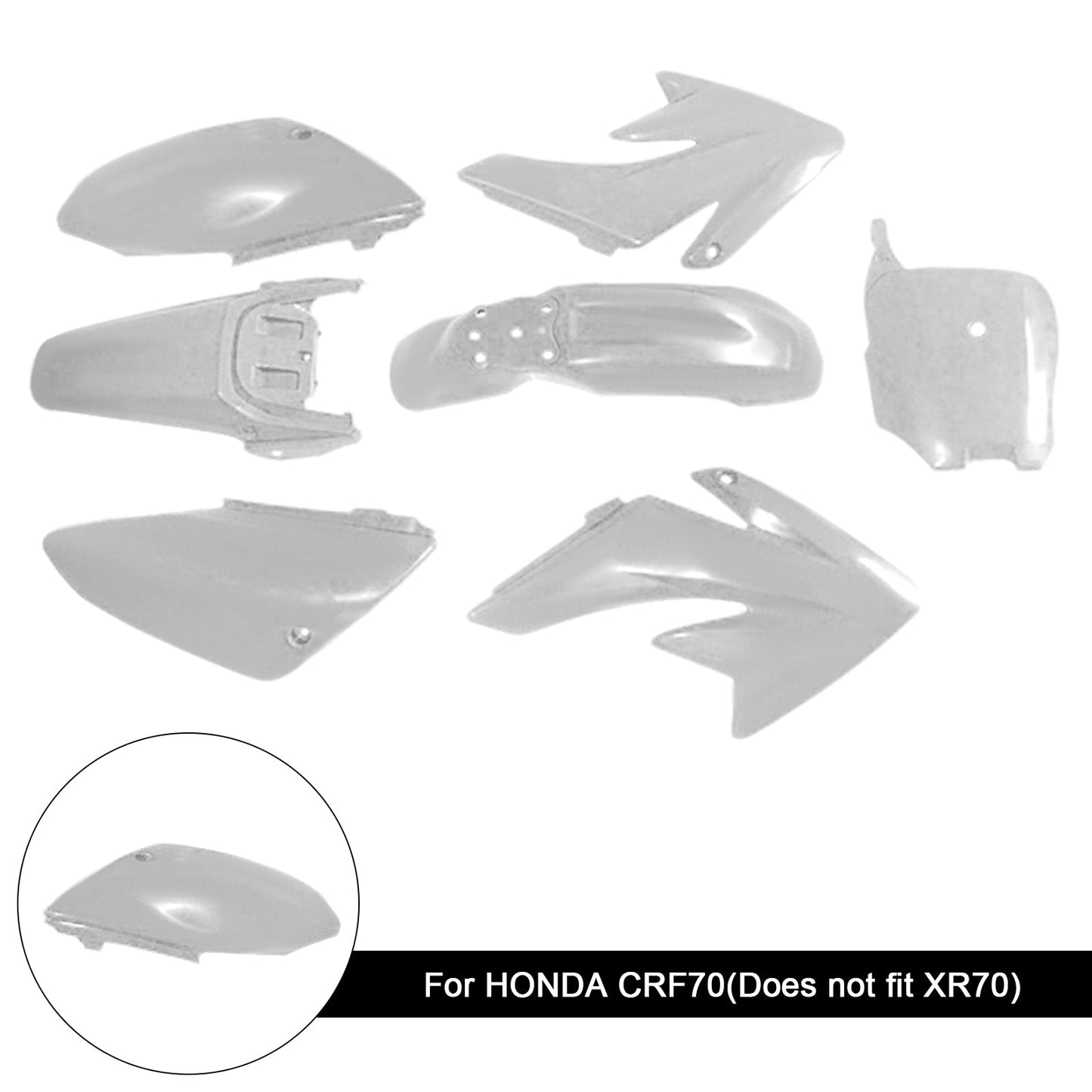 Kit di plastica per carrozzeria e parafango per HONDA CRF70 DIRT BIKE