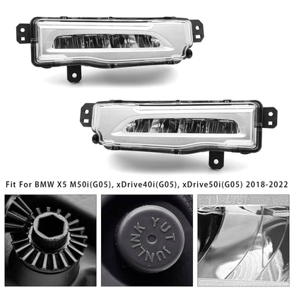 Coppia di fendinebbia a LED per paraurti anteriore BMW X5 G05 2018-2022 63177406365