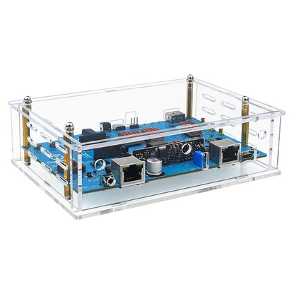 BananaPi Openwrtone Shell Guscio protettivo trasparente in acrilico Antenna esterna