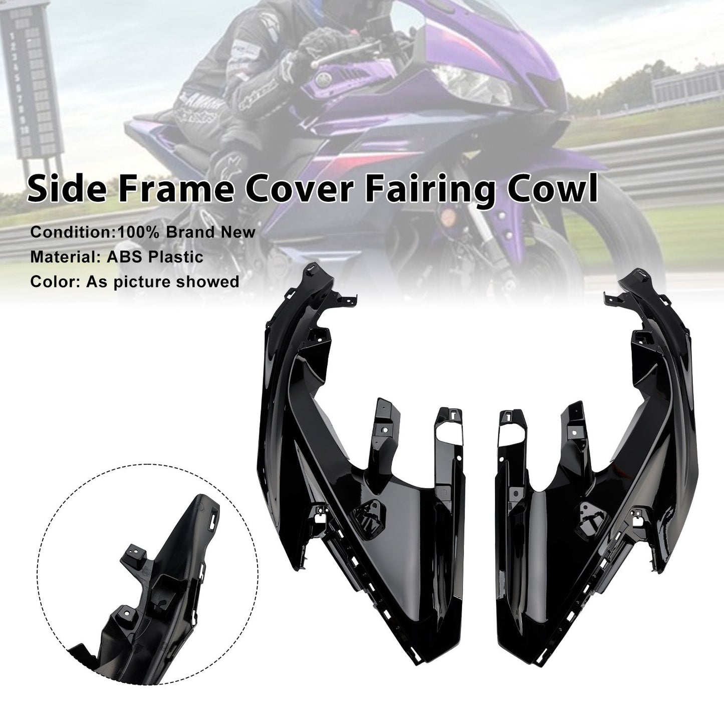 Carenatura del coperchio del telaio laterale centrale Yamaha YZF-R3 R25 2025-2026