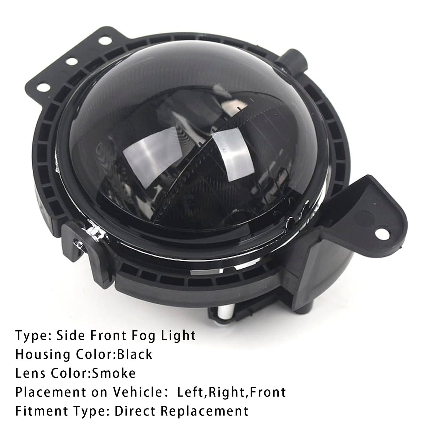 1 pz. Fendinebbia paraurti anteriore per Mini R55 R56 R58 R59 R60 63172751295 51112751295 Lente fumé