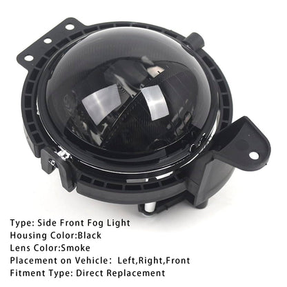 1 pz. Fendinebbia paraurti anteriore per Mini R55 R56 R58 R59 R60 63172751295 51112751295 Lente fumé