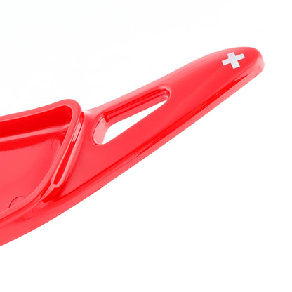 Estensioni per leve del cambio al volante per BMW G05 X5 F95 X5M G07 X7 G22, rosse