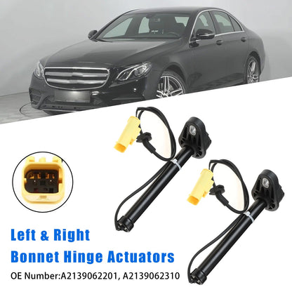 2x attuatori per cerniera cofano 2139062201 per Mercedes W213 S213 C213 2016-2023