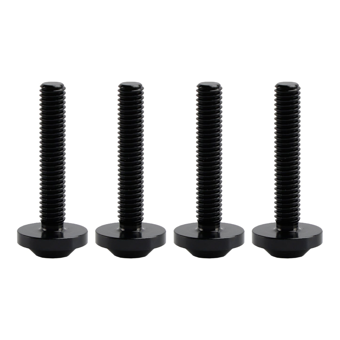 4 viti decorative in alluminio nero per parabrezza per Road Glide FLTR FLTRX 2015-2023