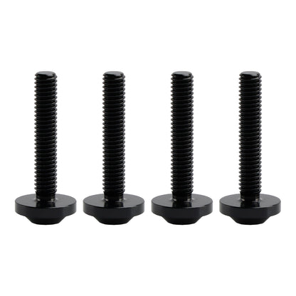 4 viti decorative in alluminio nero per parabrezza per Road Glide FLTR FLTRX 2015-2023