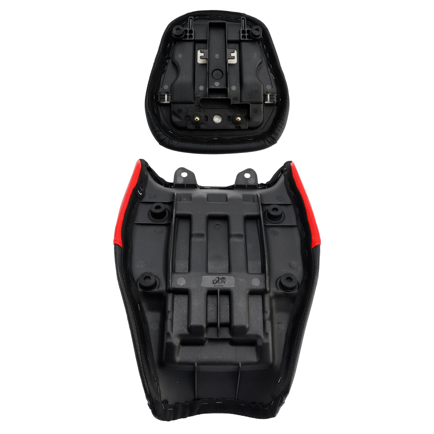 Kit di carene inferiori anteriori e posteriori Raider per Suzuki V-Strom 250 SX, colore rosso, anni 2024-2025.
