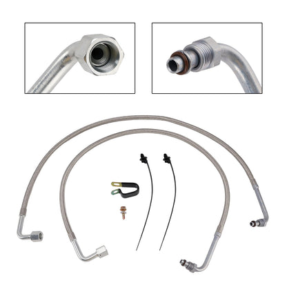 Coppia tubi flessibili del radiatore dell'olio 2204030 per Polaris Magnum Trail Boss 330 03-08