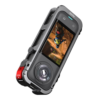 Telaio di supporto per Insta360 X5, custodia protettiva in silicone, protezione per l'obiettivo.