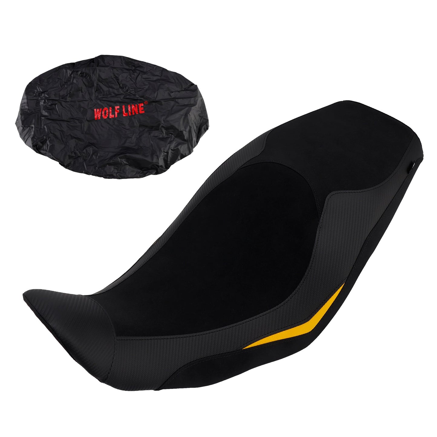 Cuscino inferiore anteriore posteriore per sedile passeggero V-Strom800 Dl800 2024-2025 rosso nero