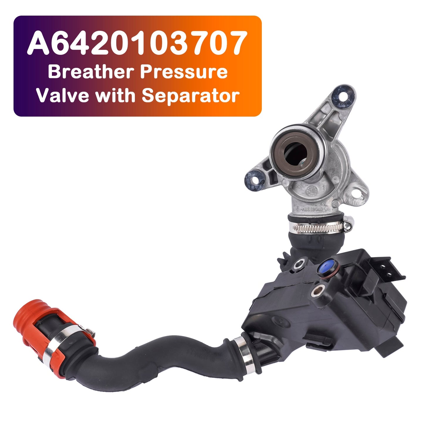 Valvola di pressione di sfiato con separatore per Mercedes-Benz GLE Diesel SUV 350 d 4-matic 2015-2019 Motore M642 A6420103707