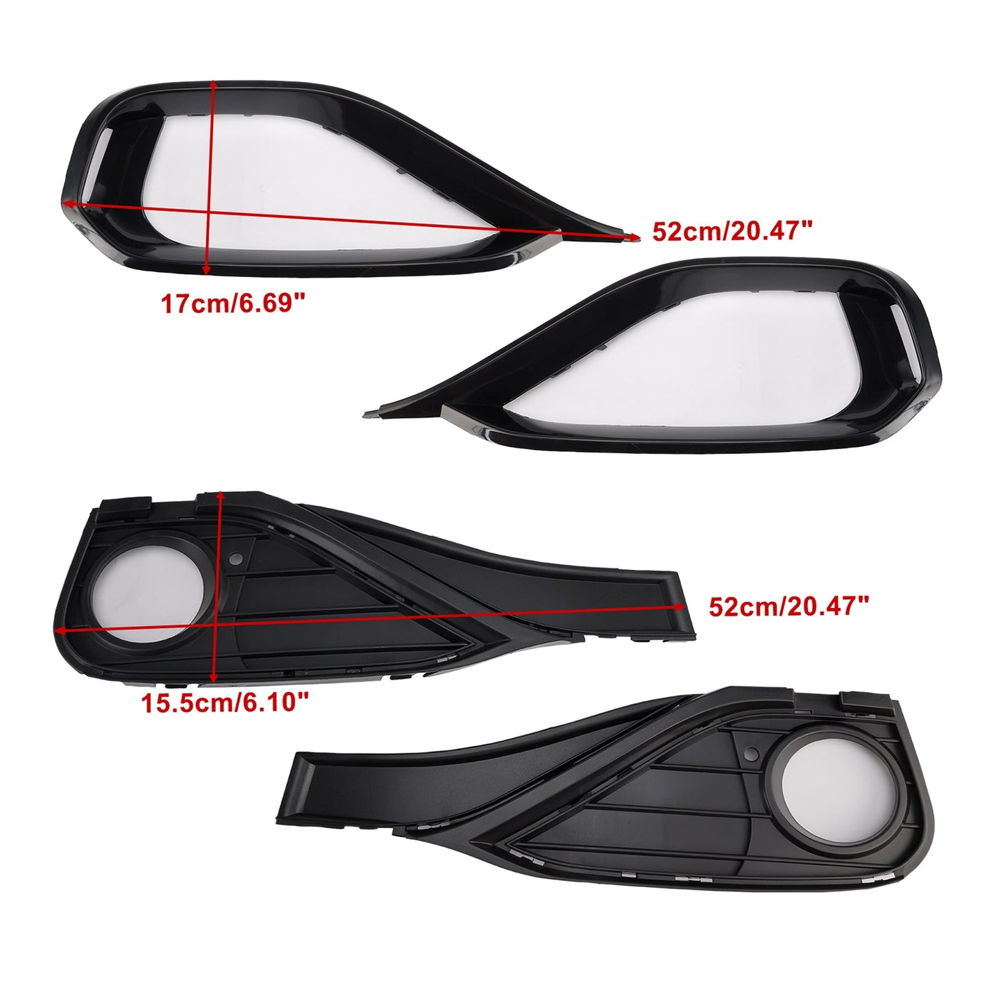 Griglia di copertura della luce fendinebbia 51117294831 adatta a BMW F32 F33 F36 418D