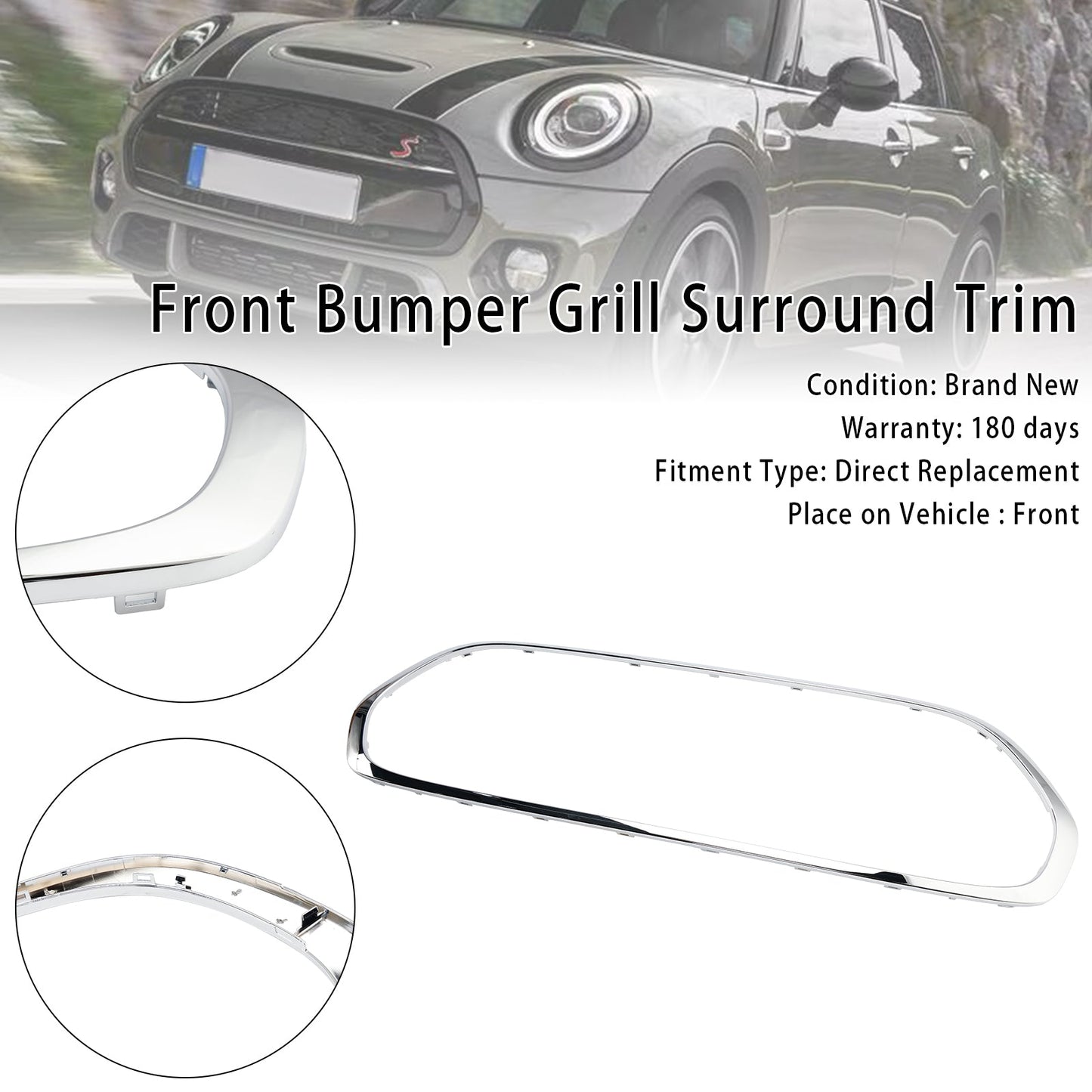 2014-2021 Mini Cooper F55 F56 F57 Griglia anteriore Griglia Surround 51137449207
