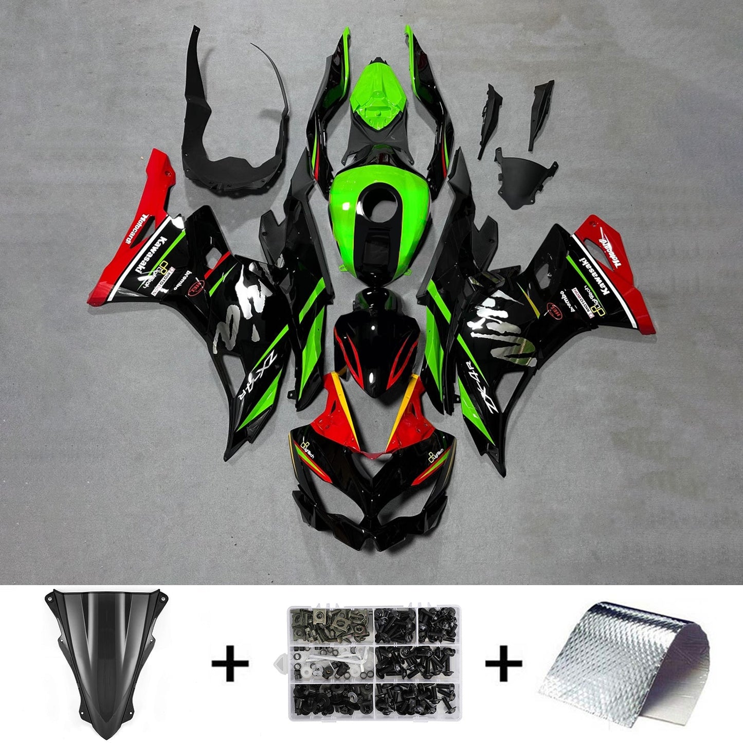 Kit carenatura iniezione Kawasaki Ninja ZX-25R ZX-4R ZX-4RR 2019-2024