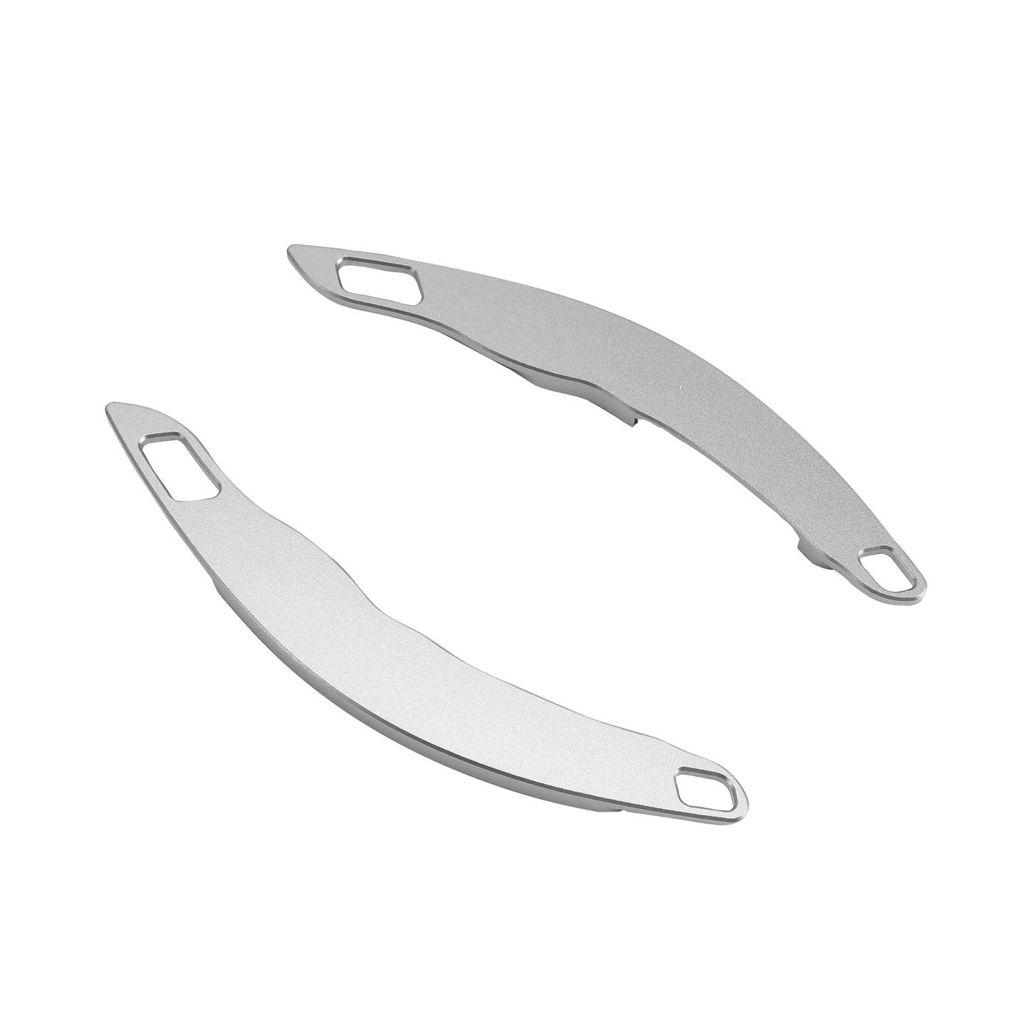 Leve del cambio al volante per Mitsubishi ASX 2013-15 in alluminio color argento