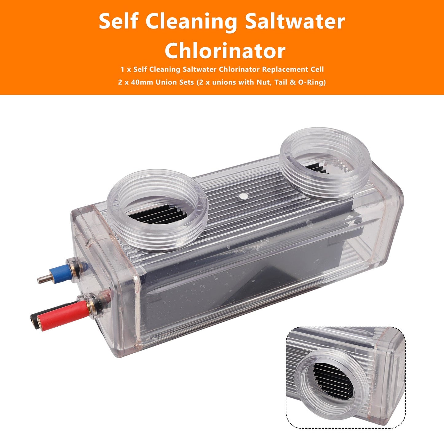 Cella di ricambio autopulente per acqua salata Zodiac Clearwater LM2-40