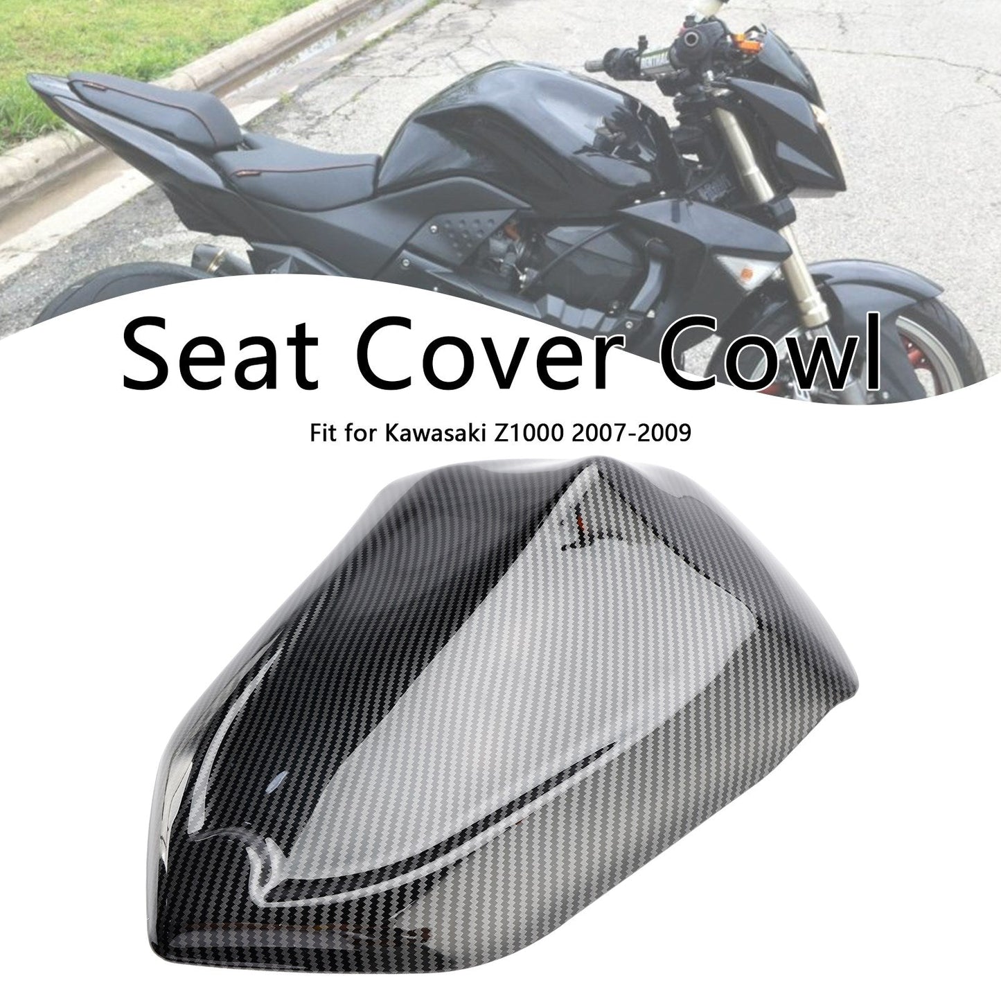 Copertura carenatura posteriore sedile posteriore Kawasaki Z1000 2007-2009