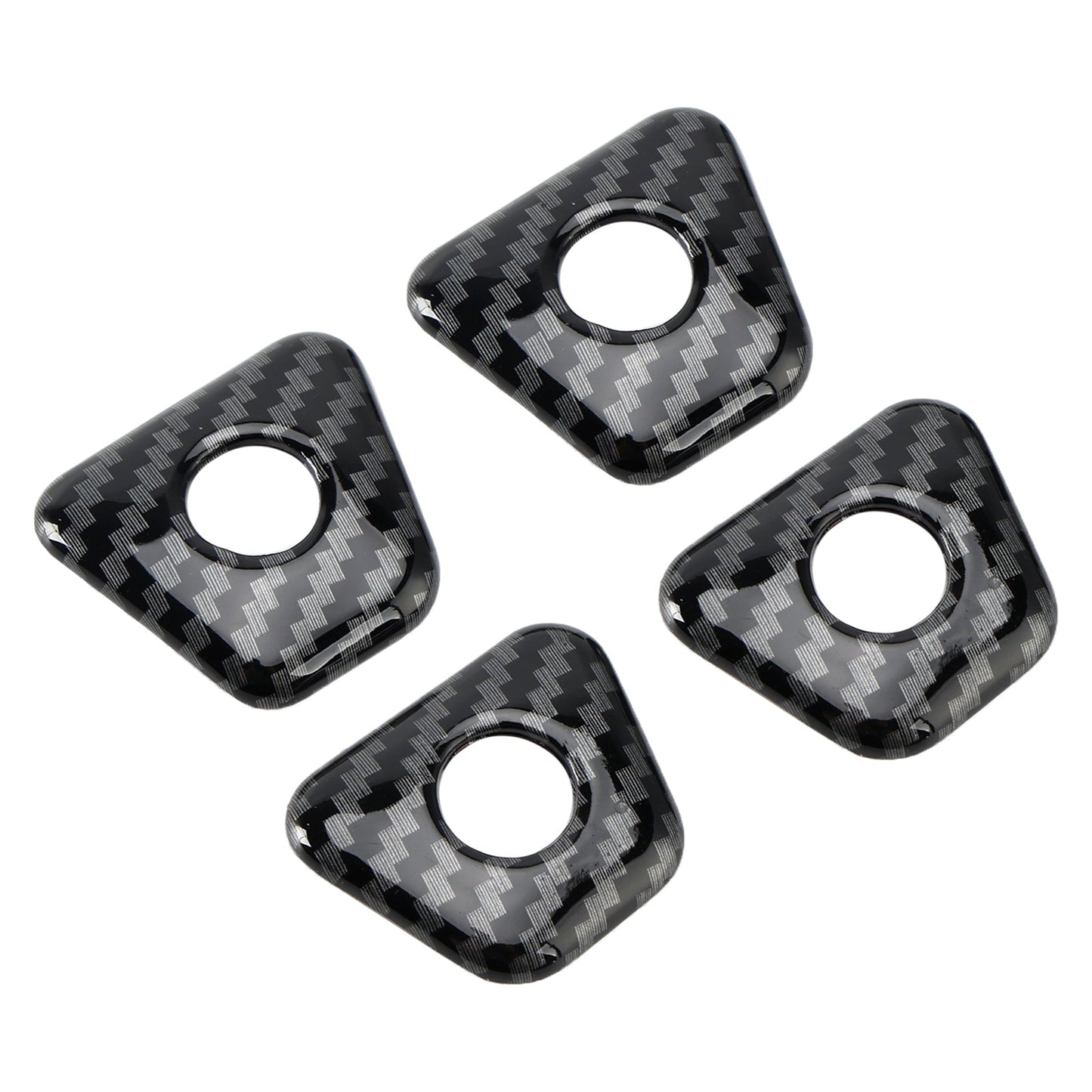 Cornice di bloccaggio del bullone interno della portiera in fibra di carbonio per BMW Serie 5 G30 2018-2022