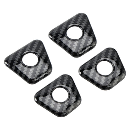 Cornice di bloccaggio del bullone interno della portiera in fibra di carbonio per BMW Serie 5 G30 2018-2022