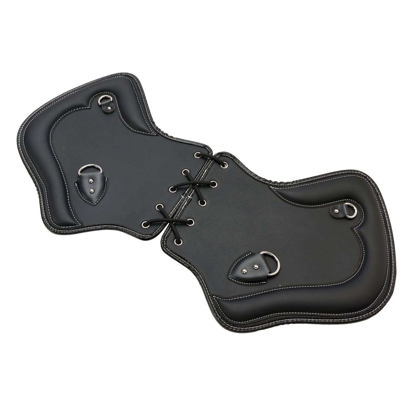 Coppia di protezioni per sella con scudo termico CNC per moto Touring, Softail, Dyna o Sportster dal 1985 al 2017, colore nero e marrone.