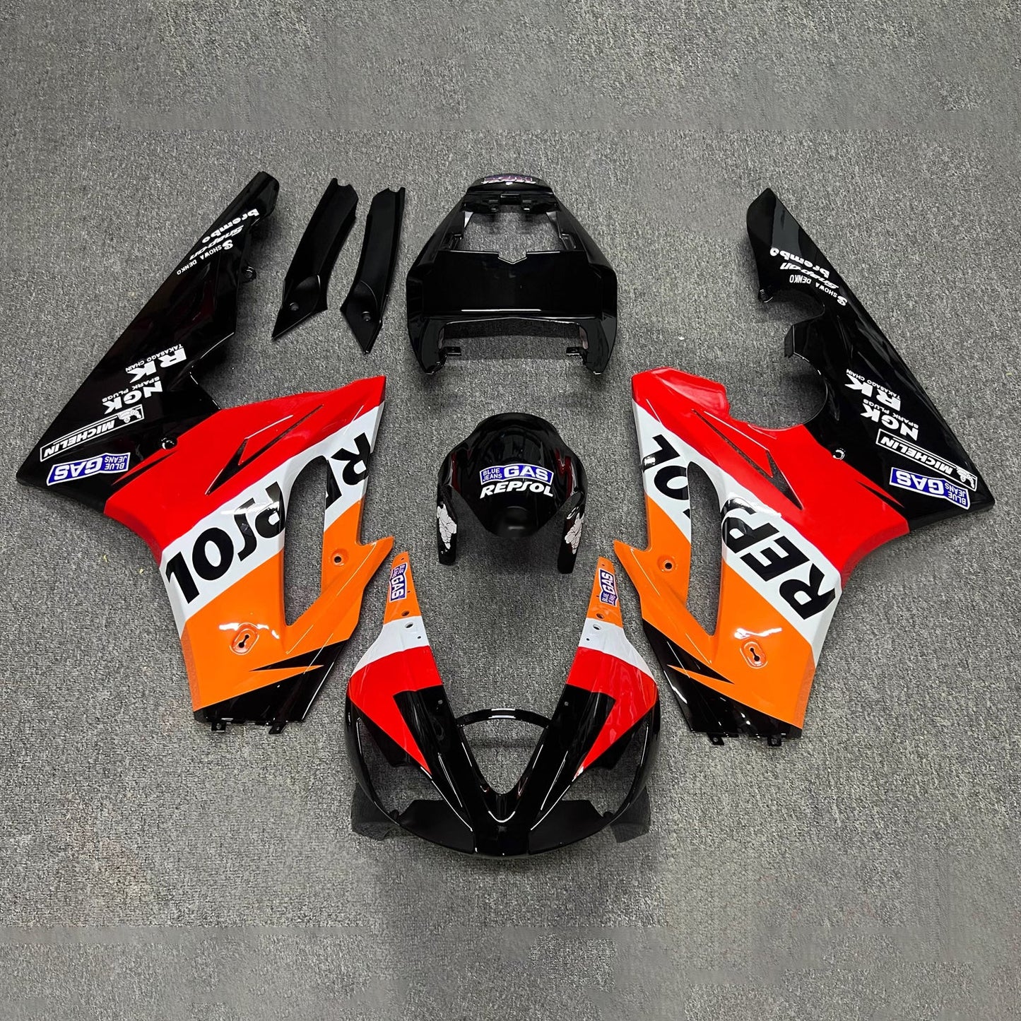 Kit carenatura Triumph Daytona 675 Injection 2006-2008 Carrozzeria Plastica ABS