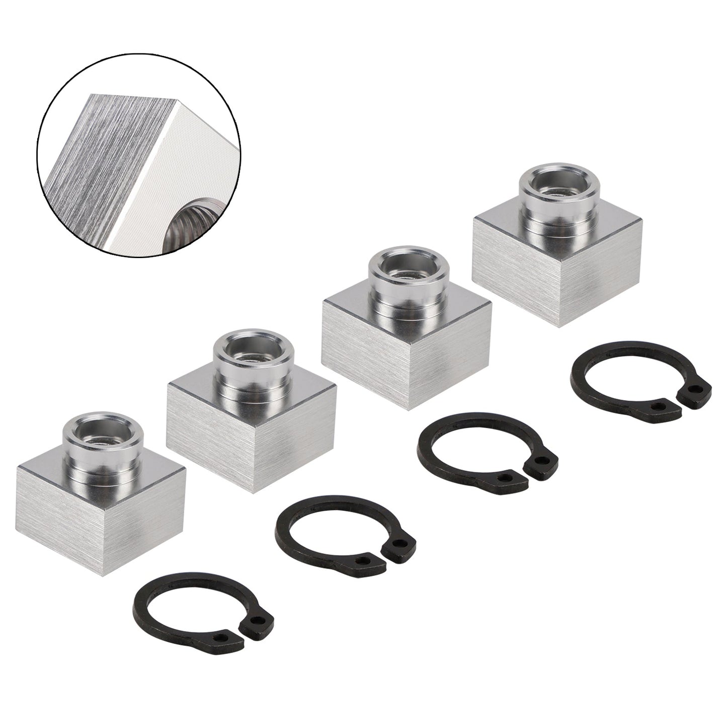 Set 4X di dadi di inserimento e anelli elastici per rimorchi per motoslitte 04414 03400 per Triton Xt e Lt