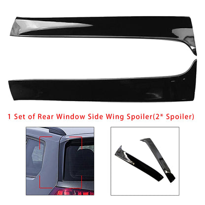 Spoiler laterali per lunotto posteriore, colore nero lucido, per VW Golf 7 Variant Wagon 2013-2017