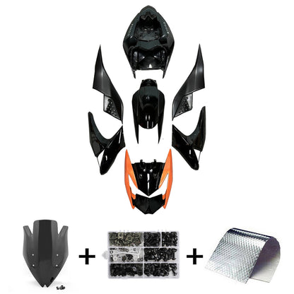 Kit carenatura iniezione Kawasaki Z1000 2007-2009 Carrozzeria plastica ABS