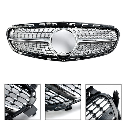Per Mercedes Classe E W212 2013-2016 Facelift Diamond Griglia per paraurti anteriore