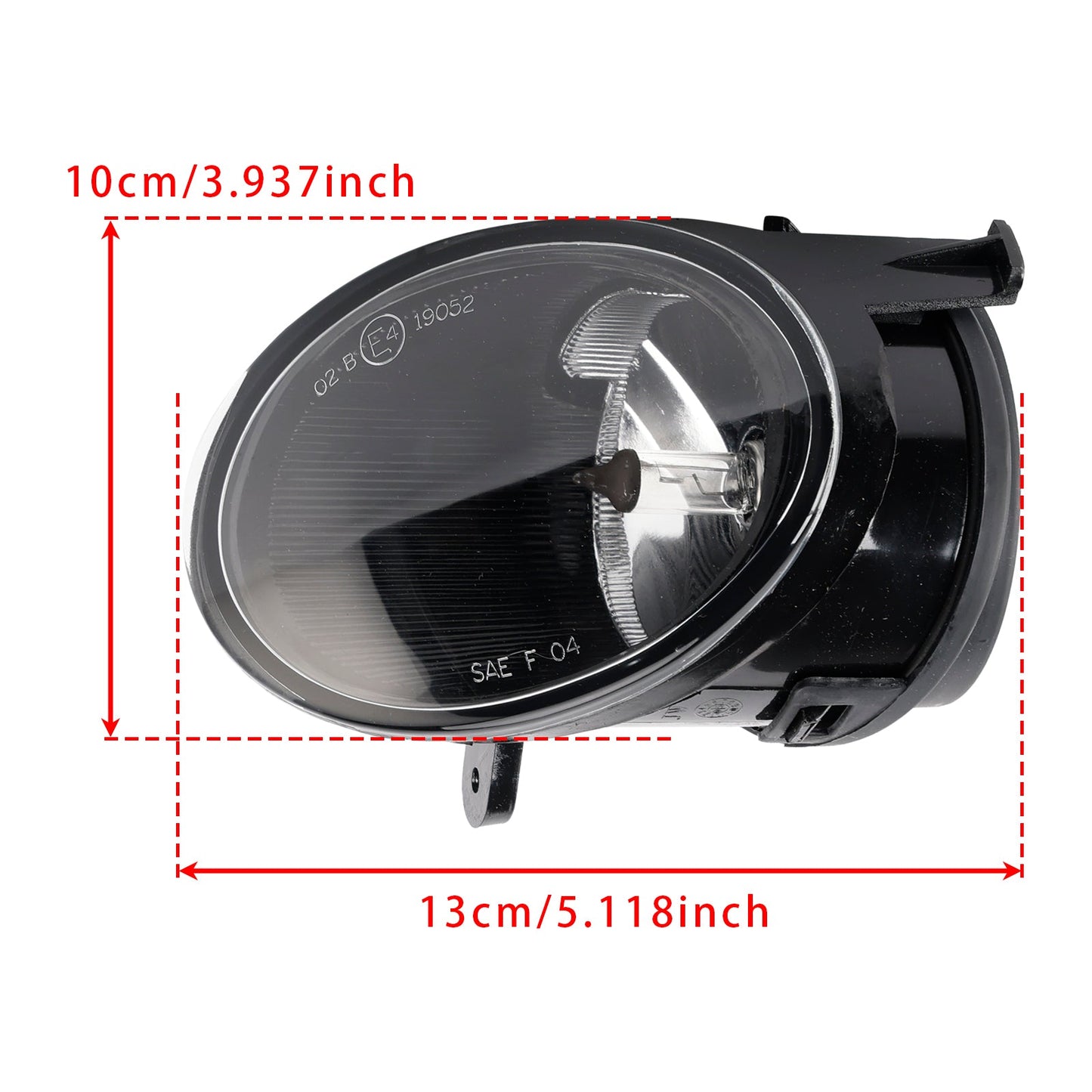 Coppia di fendinebbia anteriori per paraurti Audi A6 C6 2005 2006 2007 2008