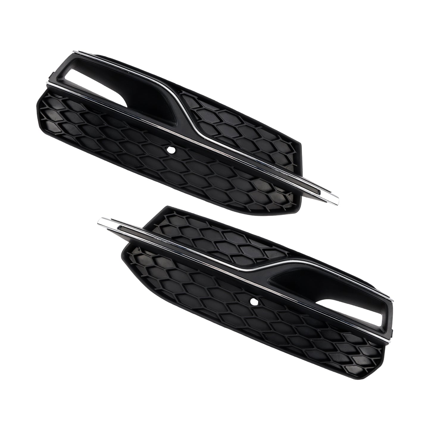 Front Lower Fog Light Cover Grill Grille Per AUDI A3 S3 S-Line 2013-2016