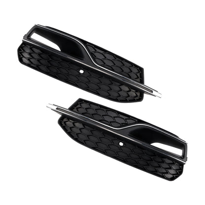 Front Lower Fog Light Cover Grill Grille Per AUDI A3 S3 S-Line 2013-2016
