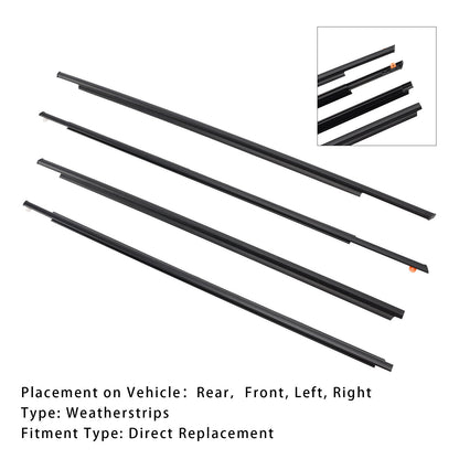 Guarnizione esterna per cintura in vetro della portiera Toyota Prius 2004-2009 (4 pezzi)