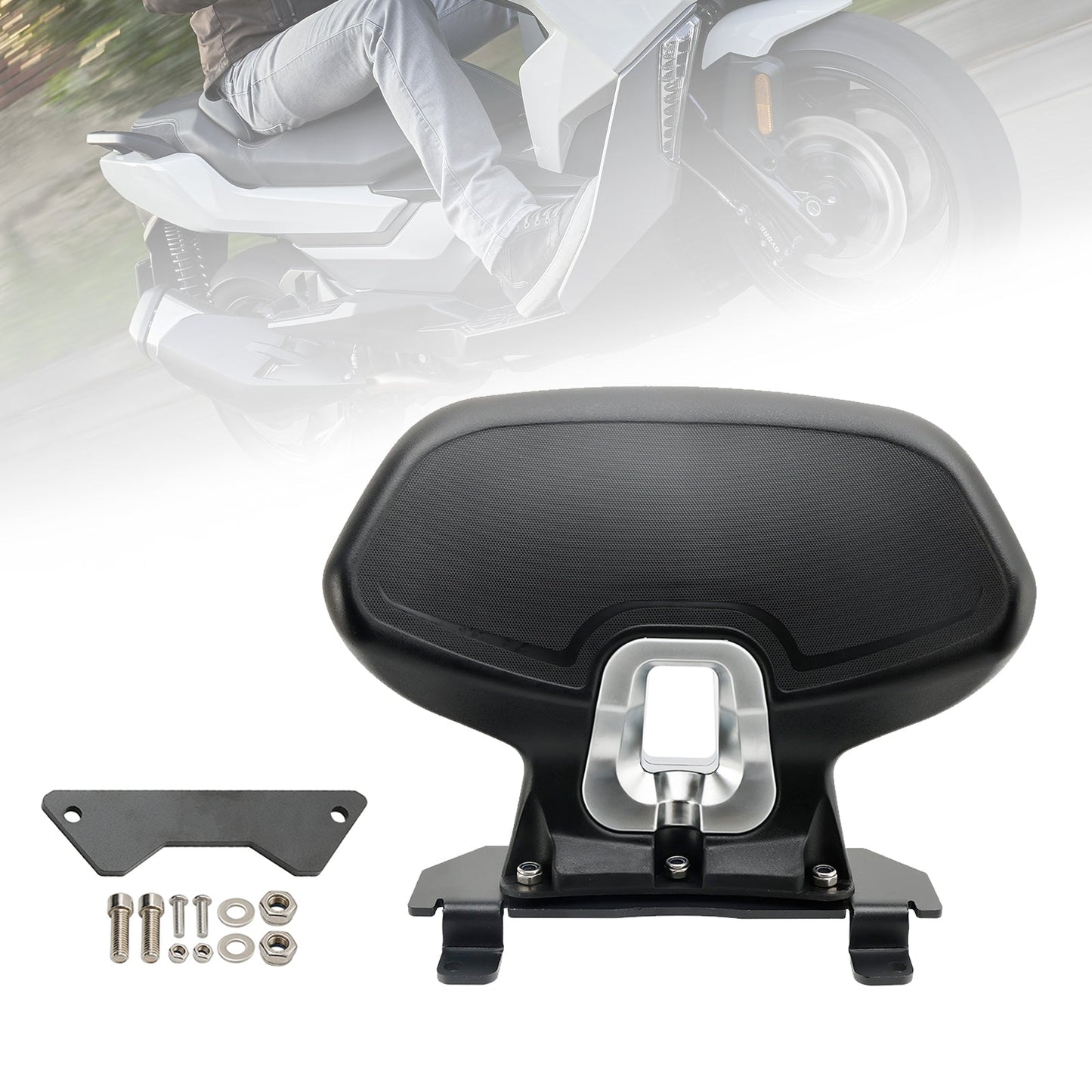 BMW C400X 2018-2023 con corrimano originali Schienale Sissy Bar passeggero
