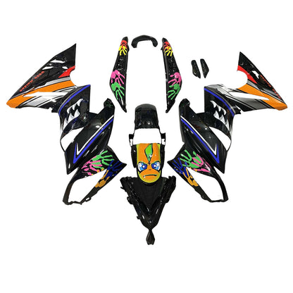 Kit carenatura iniezione in plastica per Kawasaki Ninja650 ER-6F EX650 2009-2011