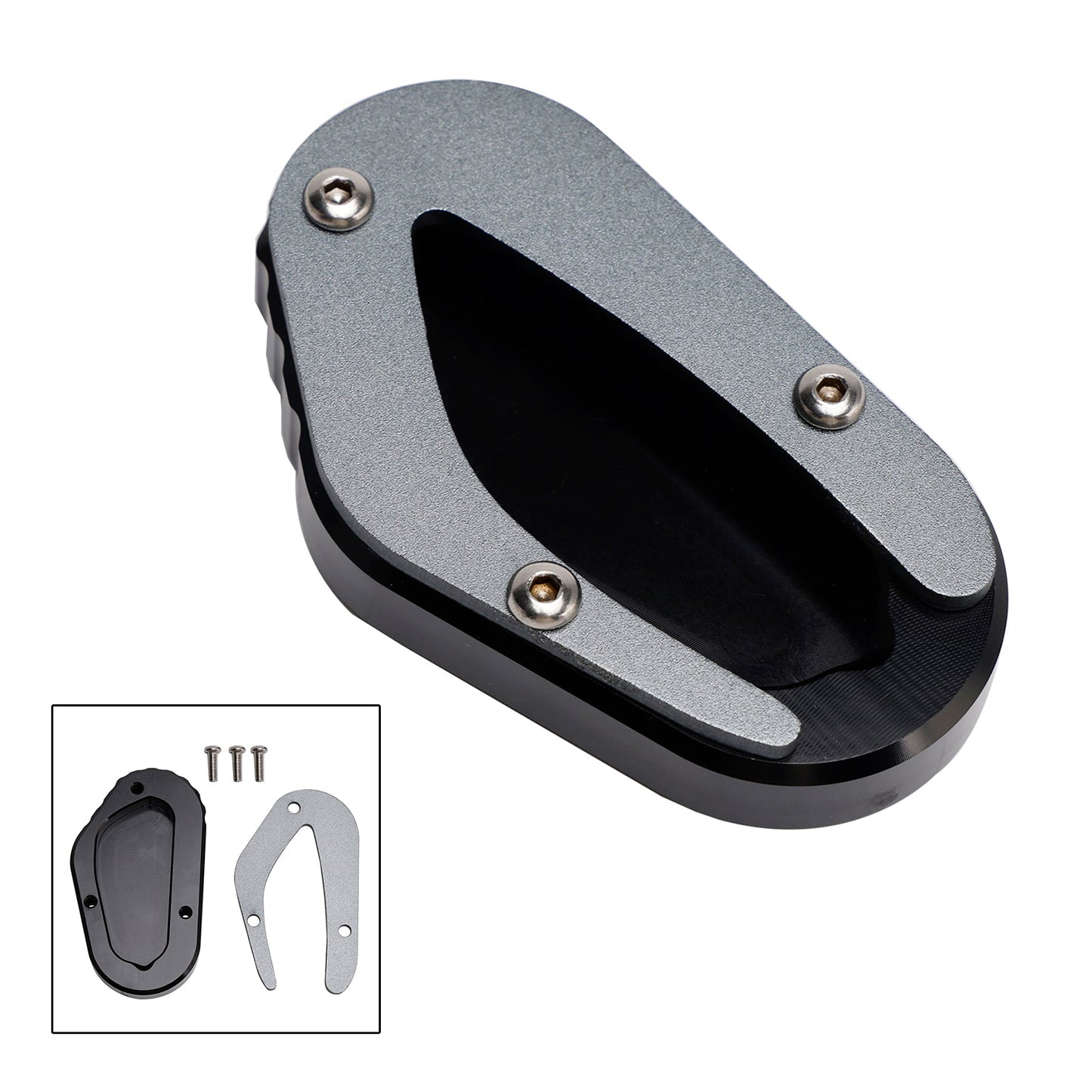 Piastra di estensione per cavalletto adatta per Bonneville T100 Street Scrambler 900 2018-2023