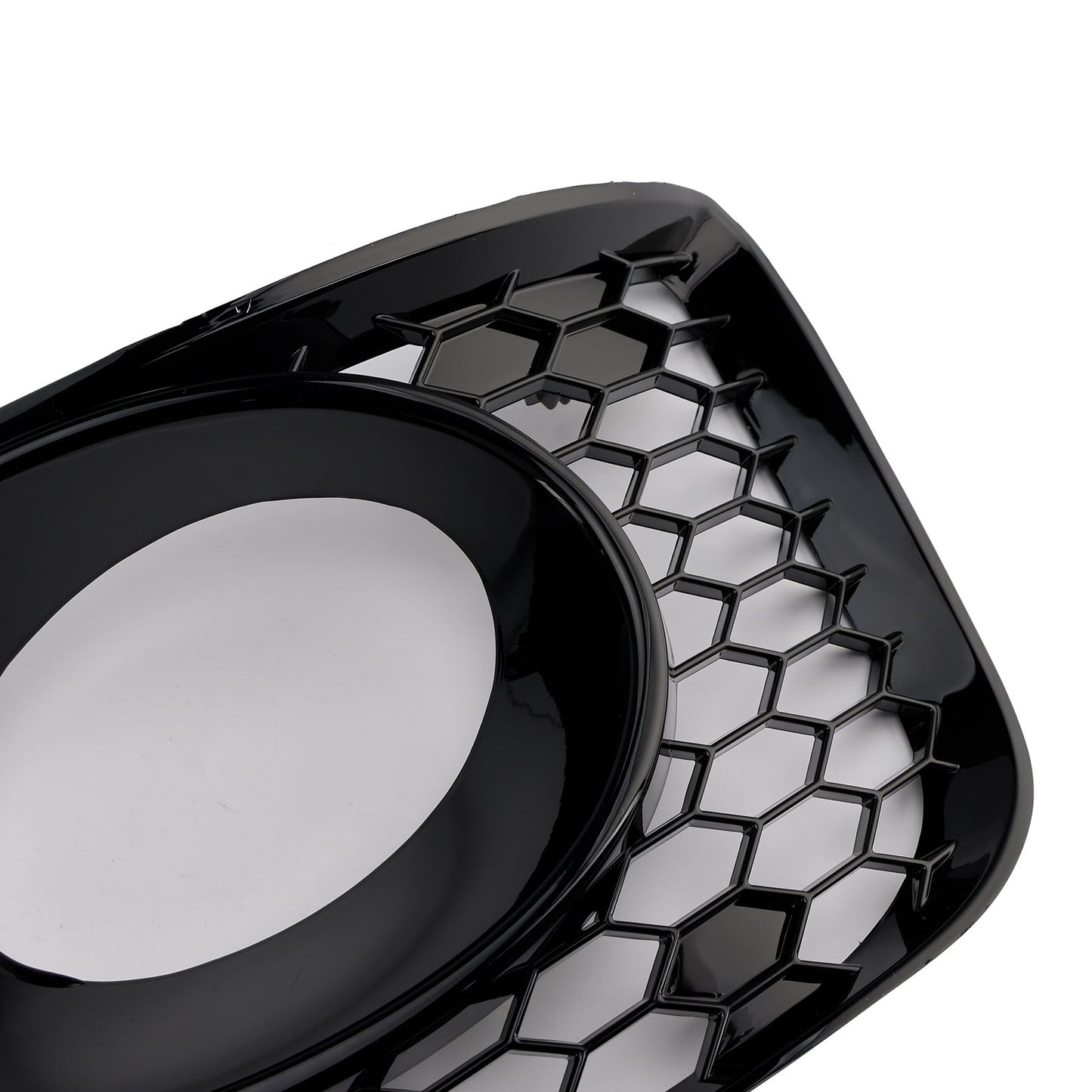 Griglia di copertura della luce fendinebbia S-line VW T5 T5.1 2010-2015, nero lucido