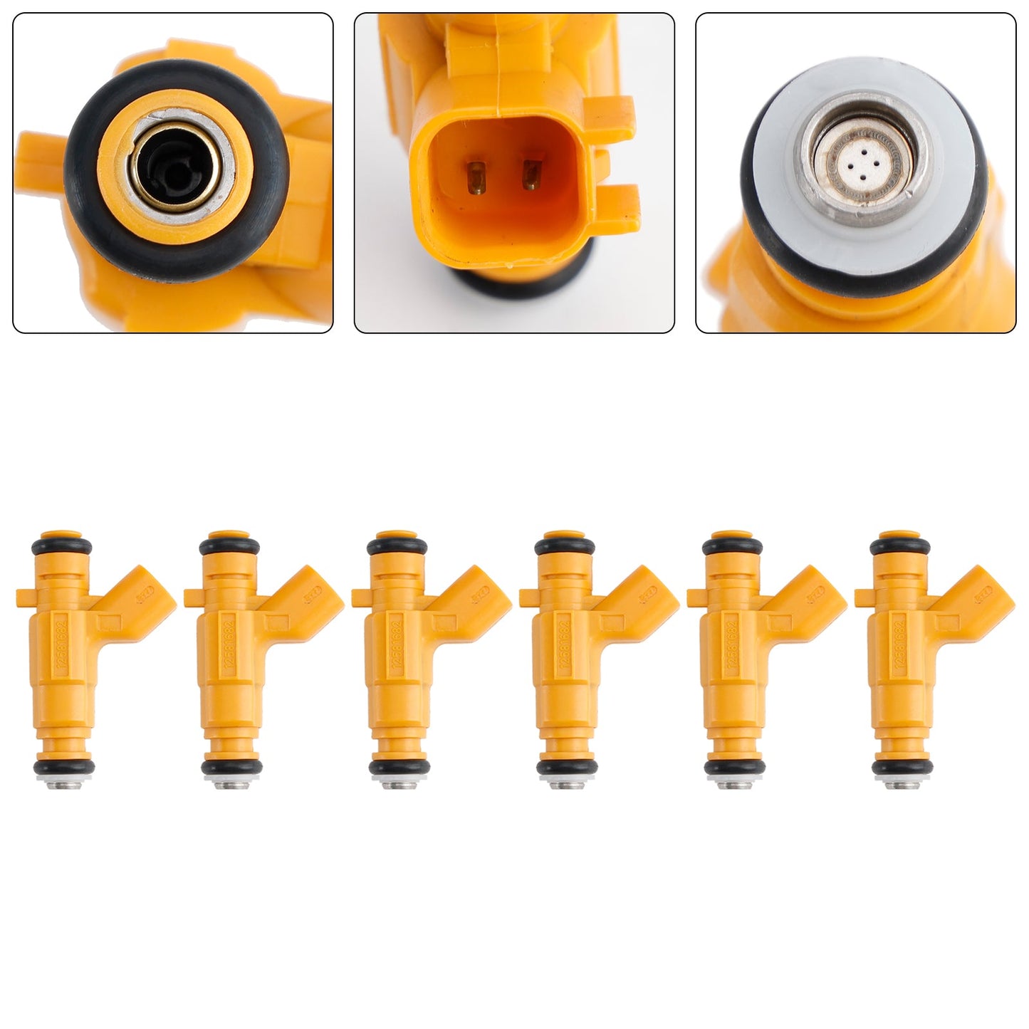 6 pezzi iniettore carburante 0280156129 adatto per Vauxhall Vectra adatto per Saab 9-3 2.8L 12581682