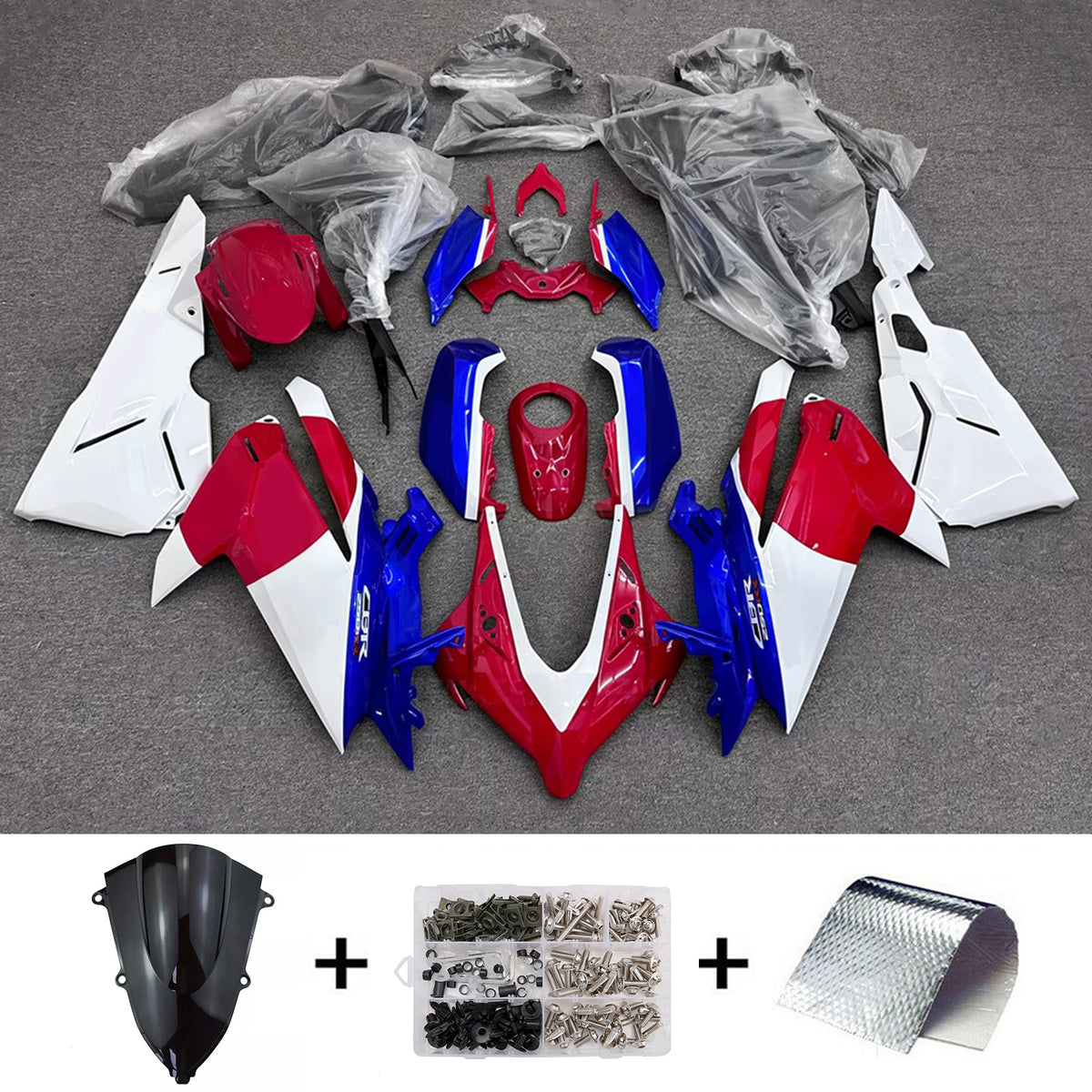 Kit di carene in plastica ABS stampate a iniezione per Honda CBR250RR 2023-2024