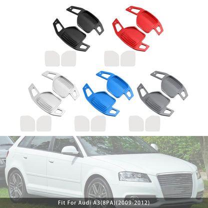 Leva del cambio al volante per Audi A3 A4 A5 A6 TT Q5 08-14 in alluminio