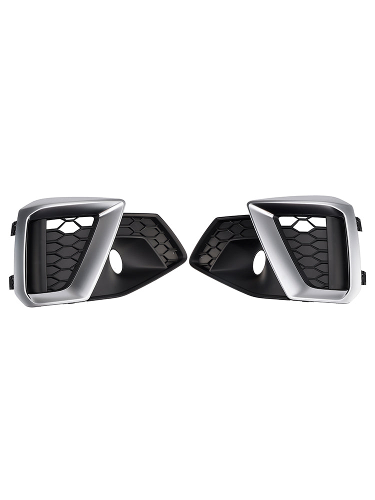 Griglia inferiore fendinebbia per paraurti anteriore Audi A4 B9.5 S-Line argento 2020-2024