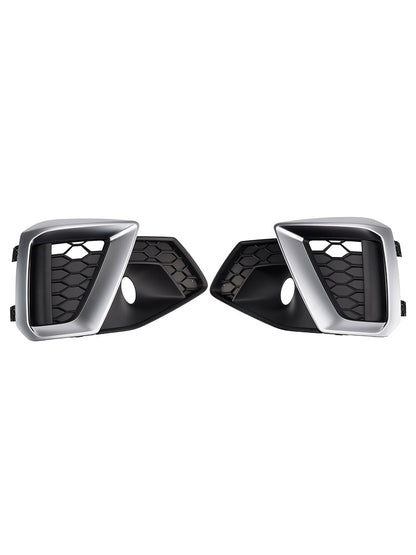 Griglia inferiore fendinebbia per paraurti anteriore Audi A4 B9.5 S-Line argento 2020-2024