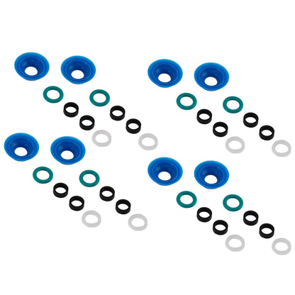 Kit O-ring per iniettore carburante adatto a Chevrolet Silverado 1500 2019-2019, compatibile con Camaro