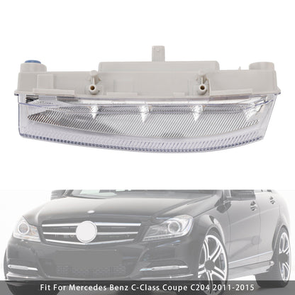 Luci fendinebbia diurne a LED lato sinistro per Mercedes Benz W204 S204 W212 2007-2014