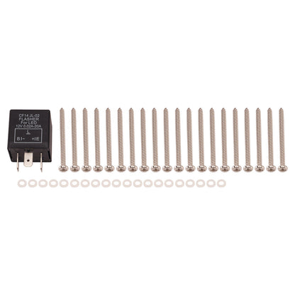Kit di 10 luci posteriori fendinebbia diurne a LED colorate DRL per Land Rover Defender